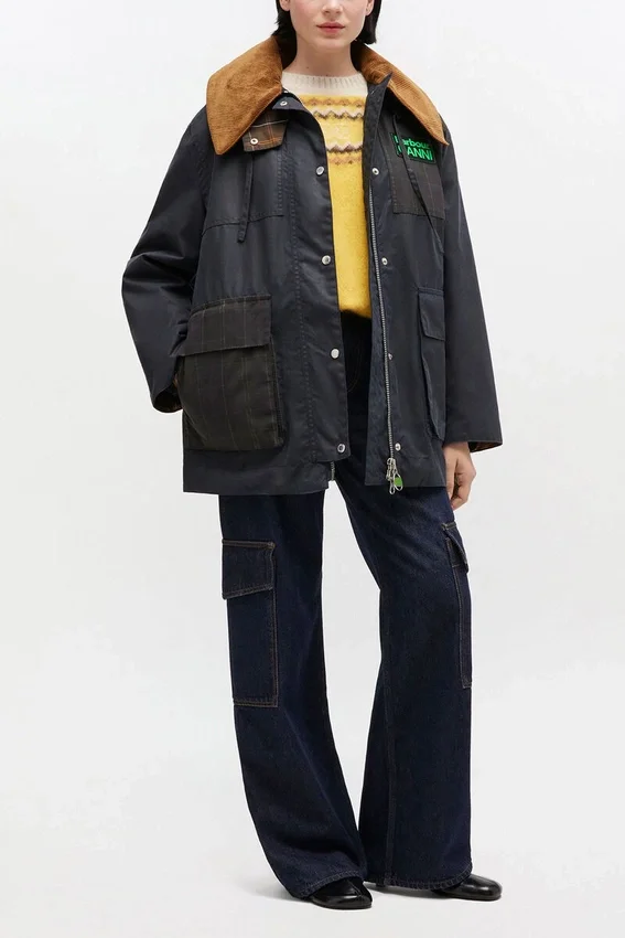 Waxed Jacket in Blue Waxed Jacket in Blue
