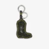 Western Boot Keyring in Black