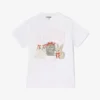 White Animals Print T-shirt