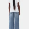 White Basic Jersey Cherry Relaxed T-shirt