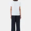 White Basic Jersey Leopard Relaxed T-shirt