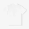 White Basic Jersey Leopard Relaxed T-shirt