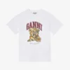 White Beaded Tiger T-shirt