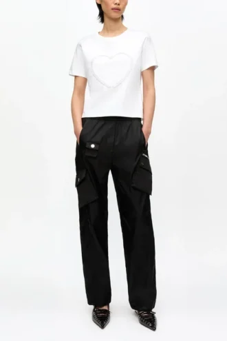white cropped heart t shirt 2 330x495 - White Cropped Heart T-shirt
