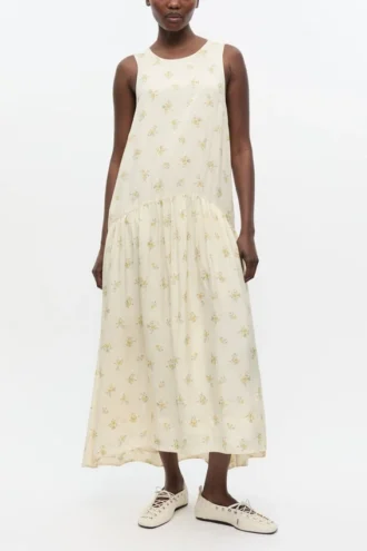 White Floral Dress