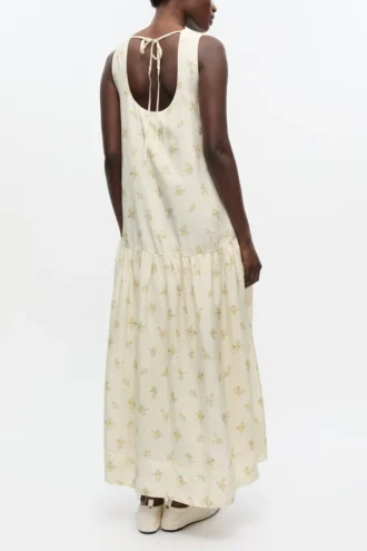 White Floral Dress