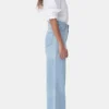White Frill Collar Poplin Shirt