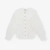 White Frill Collar Poplin Shirt
