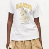 White Relaxed Jersey Bunny T-shirt