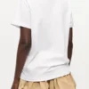 White Relaxed Jersey Bunny T-shirt