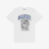 White Relaxed Jersey Kitty T-shirt