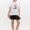 White Western Boot Print T-shirt