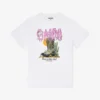 White Western Boot Print T-shirt