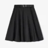 Wool Suiting Wrap Skirt