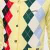 Yellow Check Cardigan