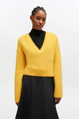 Yellow V-neck Sweater Yellow V-neck Sweater