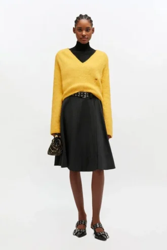 Yellow V-neck Sweater Yellow V-neck Sweater